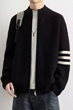 1506/QR-M3460/P57立领针织秋冬季休闲时尚卫衣潮流夹克上衣男，男装夹克，星座1506