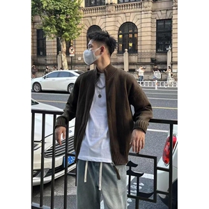 1506/Q5030/P58立领针织开衫外套男士春秋冬季图片