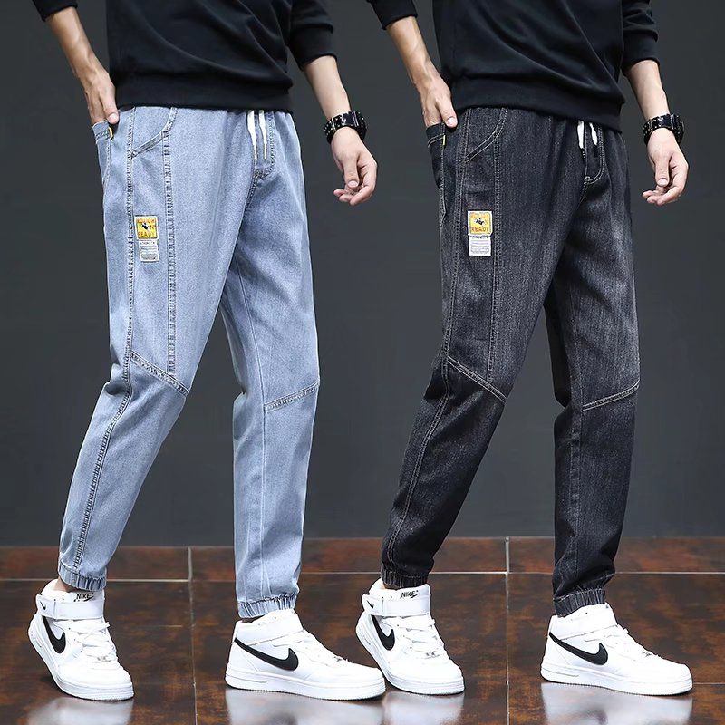 1506/Qk2590/P35牛仔裤男直筒韩版潮流百搭男生复古港风九分潮牌，男装牛仔裤，星座1506