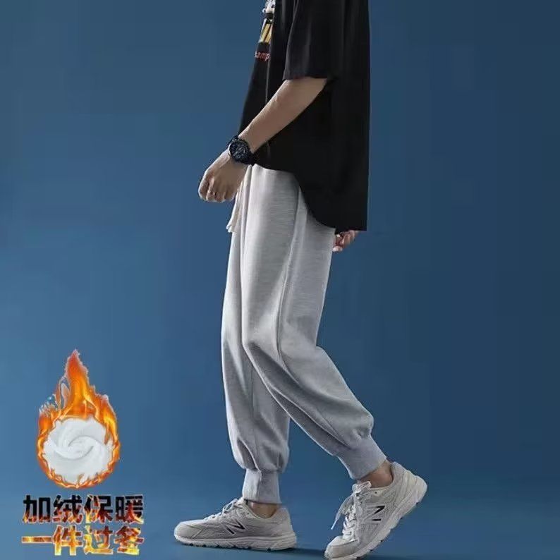 1506/QS010/P32百搭休闲裤男宽松直筒休闲裤潮男束脚裤子百搭,男装休闲裤,星座1506