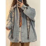 1506/Q269/P66春秋美式复古小众百搭潮牌民族风牛仔外套男女夹克，男装工装外套，星座1506