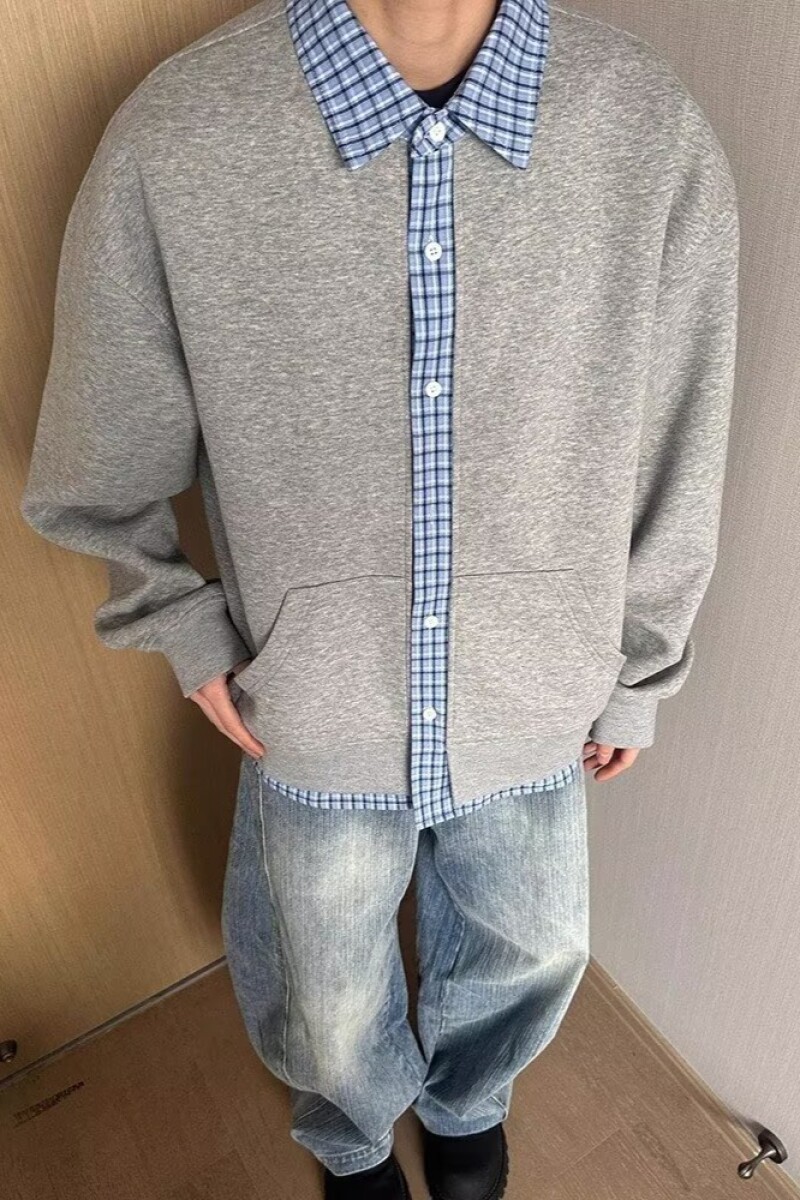 1506/Q42290/P50新款开衫毛衣美式休闲慵懒风针织衫男纯色外套,男装针织衫/毛衣,星座1506