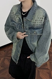 1506/QR-25580/P79春秋痞帅外套男高街潮牌港风韩版潮流宽松夹克，男装夹克，星座1506