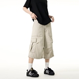 1506/QK1230/P54夏季美式短裤男潮牌宽松大码运动休闲五分裤子，男装牛仔裤，星座1506