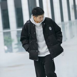 1506/Q5350/P70新款冬季棉衣设计感小众棉袄棒球棉服2图片