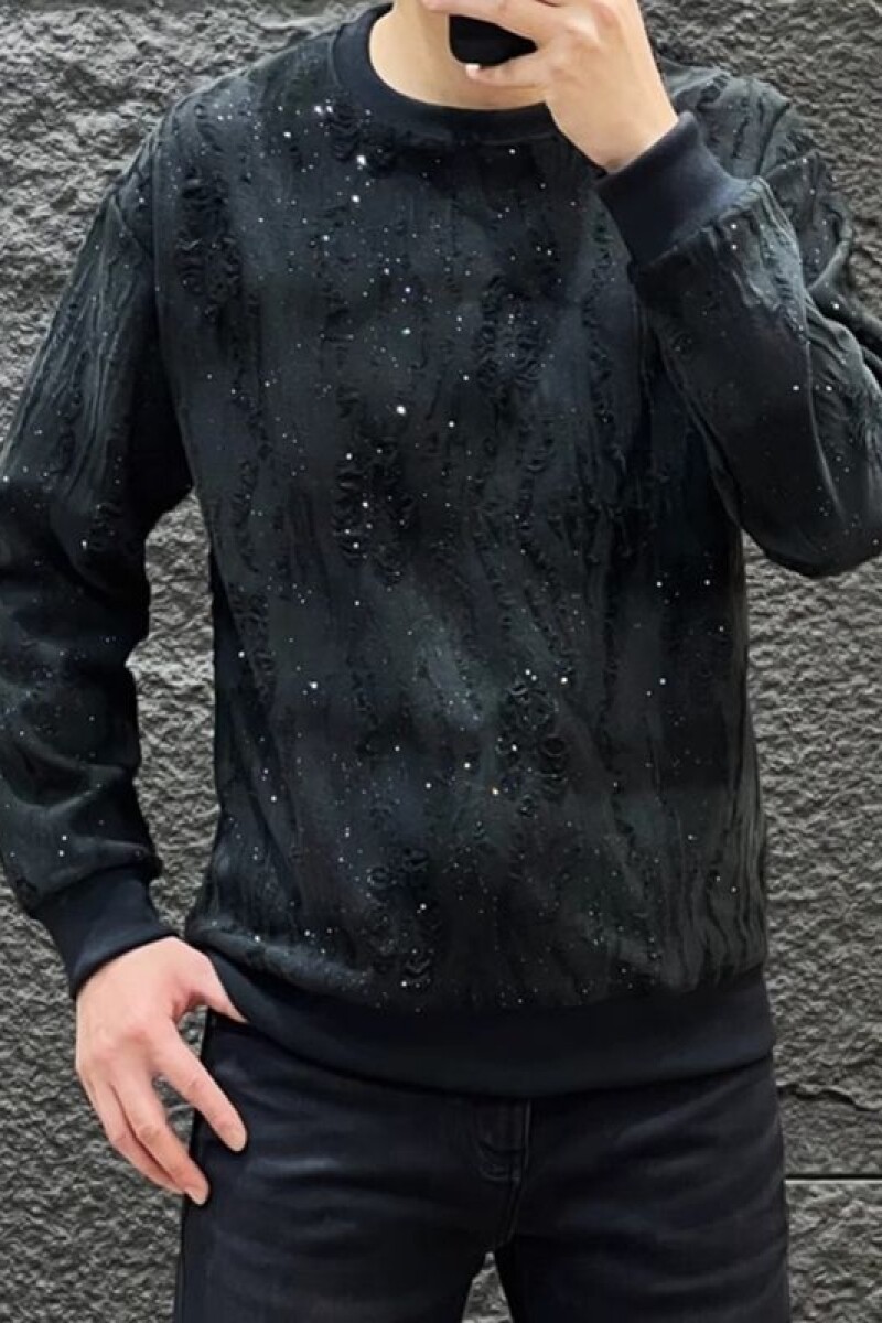 1506/QT5500/P45原版质量复合满天星小众潮流卫衣男,男装卫衣,星座1506