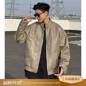 1506/Q53460/P69男女百搭新款港风夹克男生外套1图片