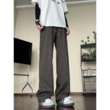 1506/QA4290/P39轻薄透气格子裤长裤休闲裤情侣男女百搭复古ins，男装休闲裤，星座1506