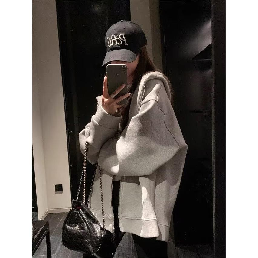 1506/QW1040/P46重磅连帽开衫卫衣男女同款春秋款潮牌夹克1,男装夹克,星座1506