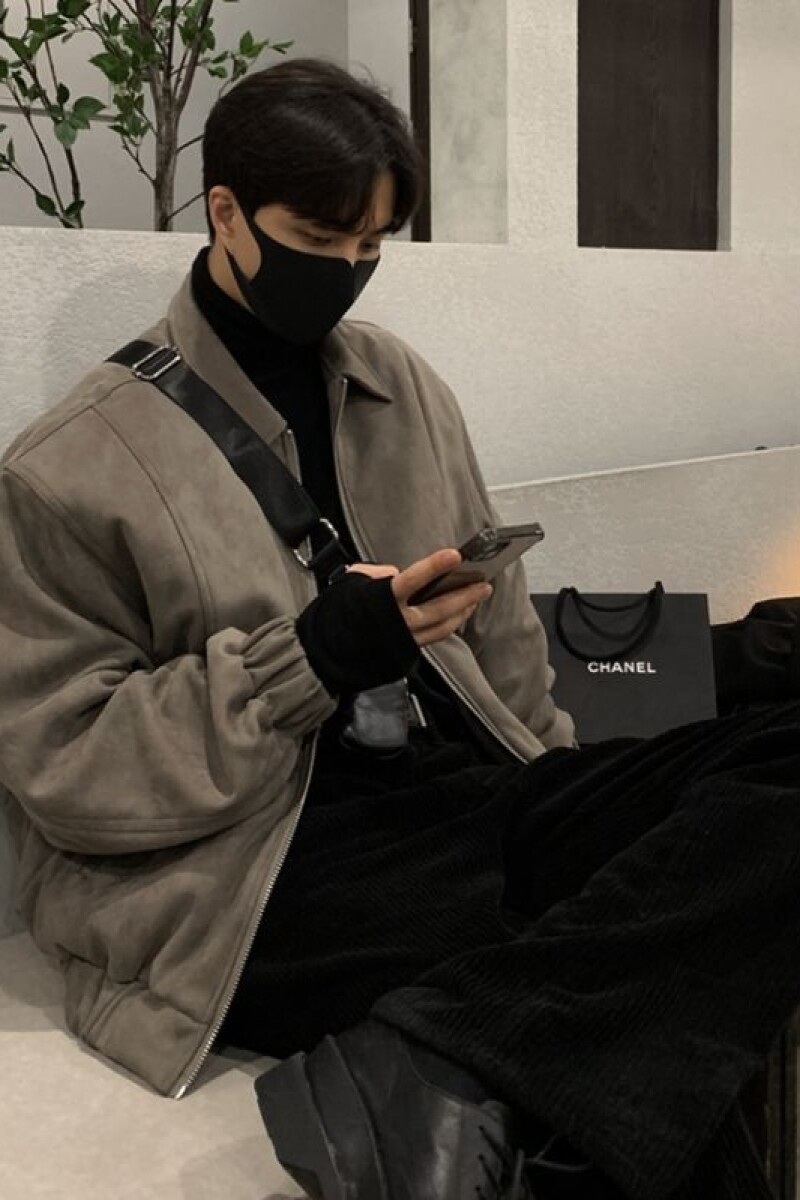 1506/QJ400/P53潮牌高级感小众设计感拼接麂皮绒夹克1,男装夹克,星座1506