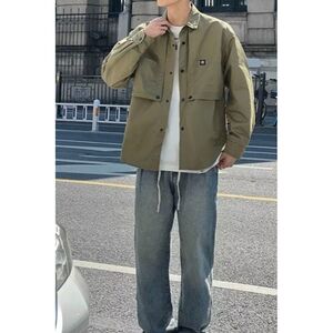 1506/Q22400/P46休闲长袖上衣时尚潮牌翻领衬衫夹克秋季2025年图片