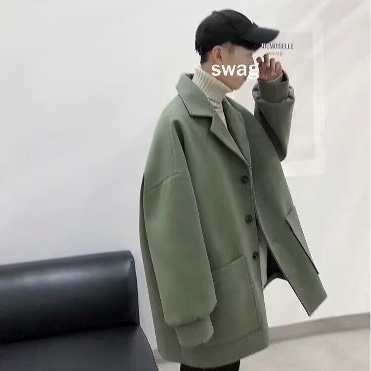 1506/QW610/P48秋季英伦风外套男士韩版潮流bf百搭中长款风衣3,男装风衣,星座1506