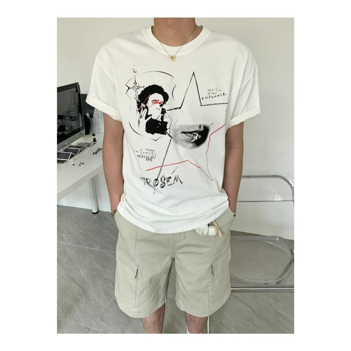 1506/QG330/P47夏季美式短裤男潮牌宽松大码运动休闲五分裤牛仔裤,男装牛仔裤,星座1506