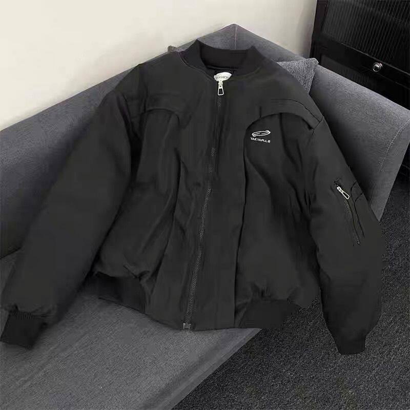 1506/QA380/P103解构美式飞行员棉服男冬季棒球服棉衣外套1,男装棉衣,星座1506