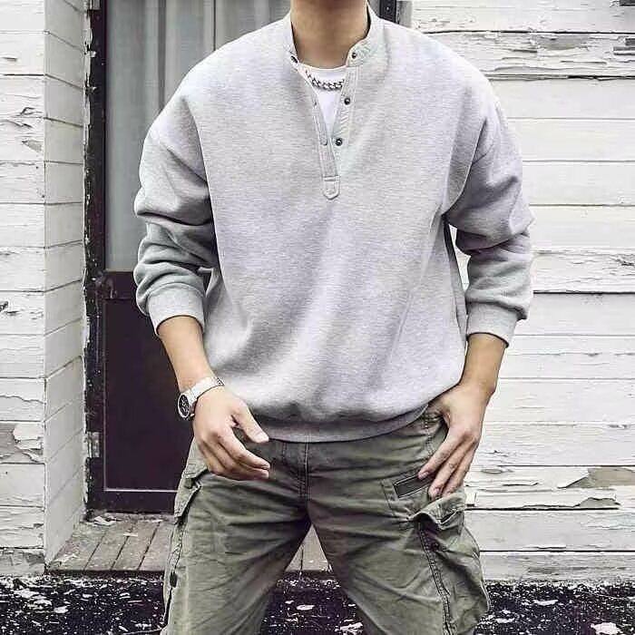 1506/QT4060/P41秋冬卫衣男2025年秋季新款圆领宽松上衣潮流，男装卫衣，星座1506