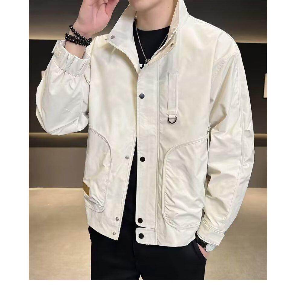 1506/QWT060/P63春秋季潮流港风工装夹克男痞帅冲锋衣服,男装夹克,星座1506