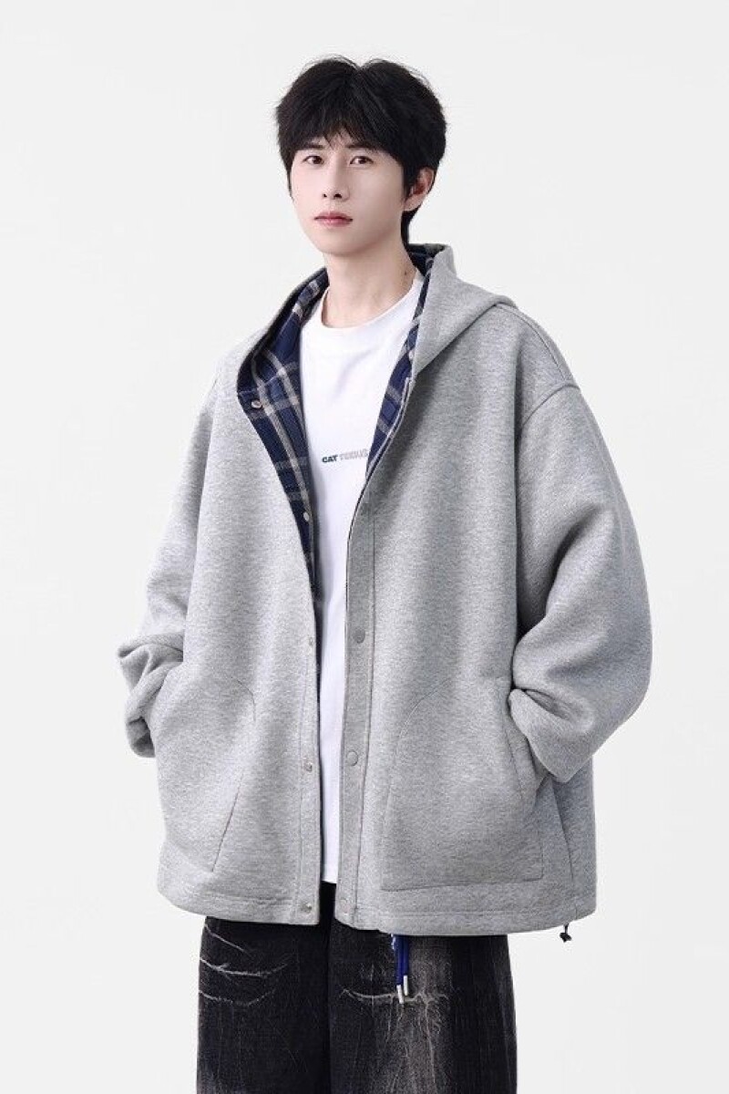 1506/QW3090/P56新款潮牌拼色美式复古男生休闲暗扣连帽外套1,女装短外套,星座1506