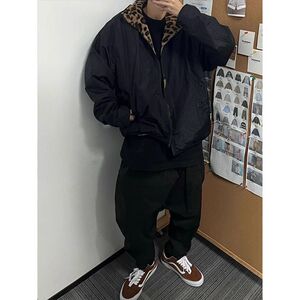 1506/QY66120/P79美式复古两面穿潮牌欧美保暖加厚羊羔绒棉衣1图片