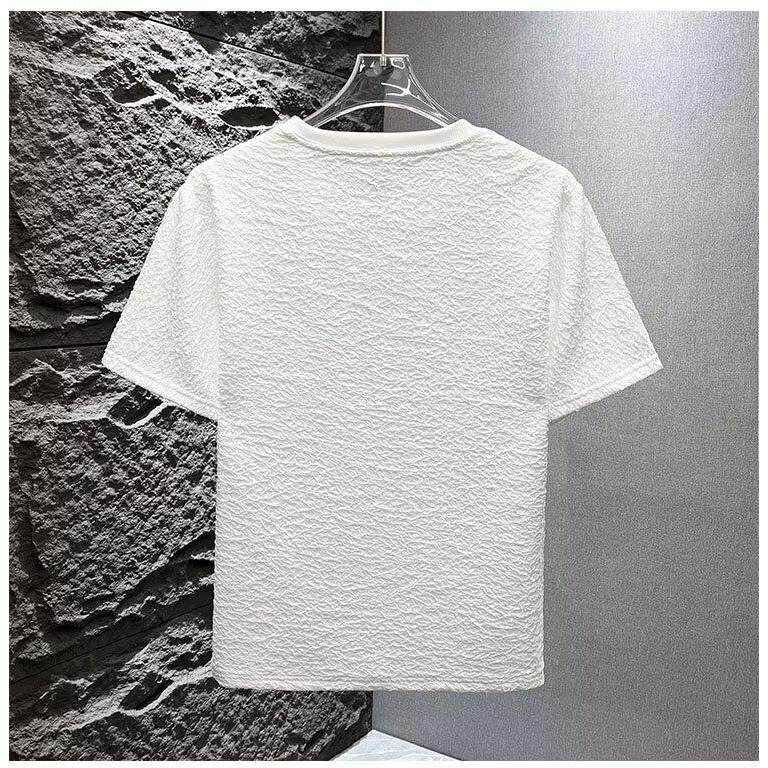 1506/Q222/P37短袖t恤男潮牌夏季宽松五分袖网红潮流简约上衣炸街,男装T恤,星座1506