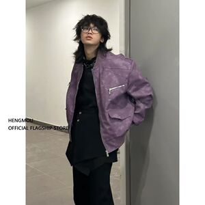 1506/QWT570/P69秋痞帅外套男潮牌原宿风韩版潮流宽松夹克1图片