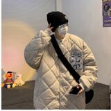 1506/Q5030/P49新款棉服男冬季加厚棉衣棒球服外套菱形棉袄1，男装棉衣，星座1506