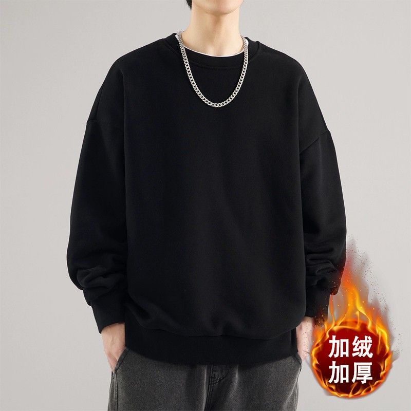 1506/QTP615090/P49美式复古潮牌宽松纯色内搭打底衫男款冬季新2,男装T恤,星座1506