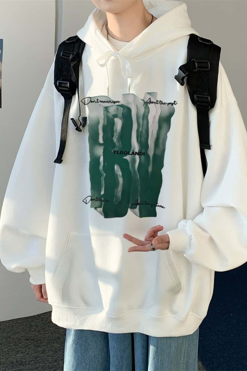 1506/QR80490/P43美式重磅连帽卫衣男春秋季设计感帽衫情侣外套,女装短外套,星座1506