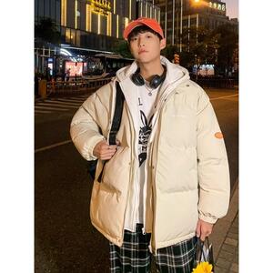 1506/Q6180/P69棉衣男冬季加厚保暖棉服外套假两件连帽棉服2图片