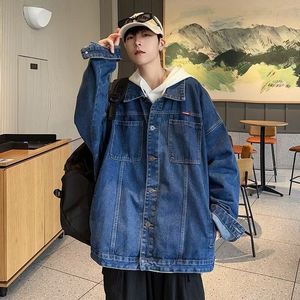 1506/Q89600/P54外套男装拼接灯芯绒翻领多口袋牛仔外套 1图片