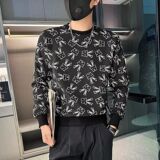 1506/QT4030/P39印花秋冬卫衣男秋季新款圆领宽松上衣潮1，男装卫衣，星座1506