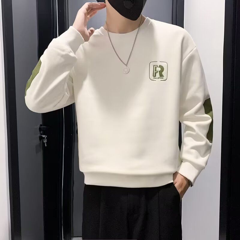 1506/QA0190/P36印花秋冬卫衣男春秋季韩版新款圆领宽松上衣,男装卫衣,星座1506