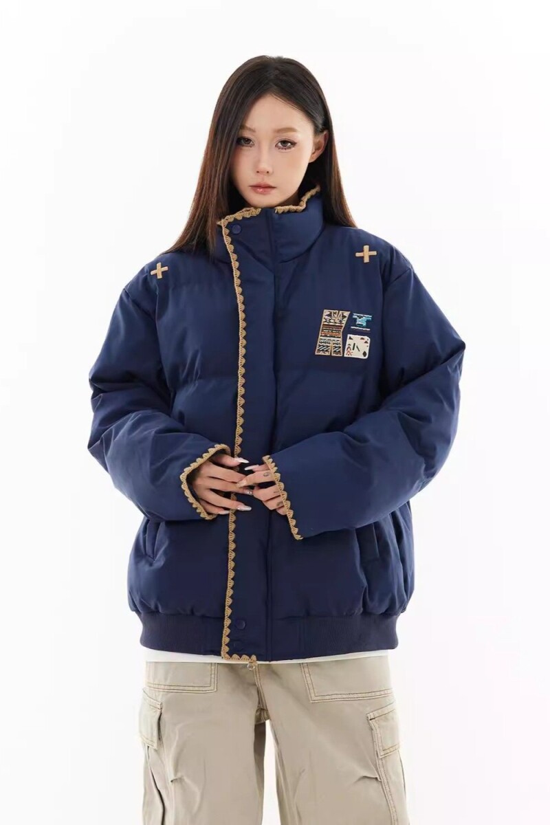 1506/M9990/P85刺绣款【网络图】2025年高街潮流棉衣棉服1,女装棉衣/棉服,星座1506