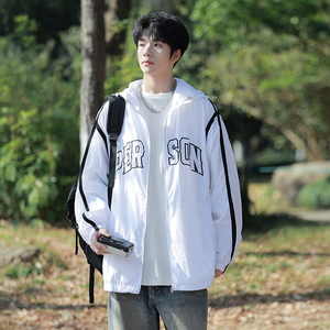 1506/F6350/P38青少年夏季防晒衣男薄款冰丝防晒服夹克中学生外套图片