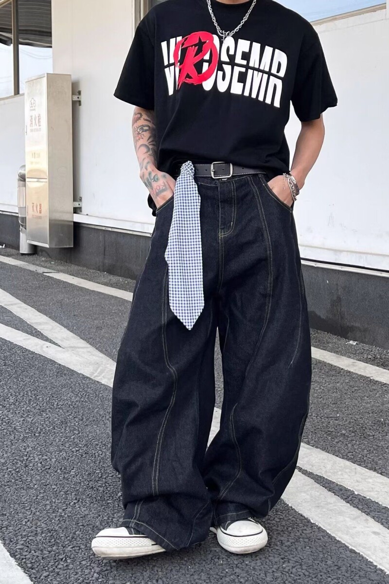 1506/QG1060/P50潮男新款牛仔裤嘻哈ins潮高街潮流痞帅长裤,男装牛仔裤,星座1506