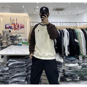 1506/QT2930/P44秋冬卫衣男秋季新款圆领宽松上衣chic港风潮流潮1