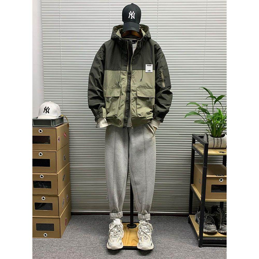 1506/QJK0130/P79男士春秋季工装防风男士夹克上衣冲锋衣图片