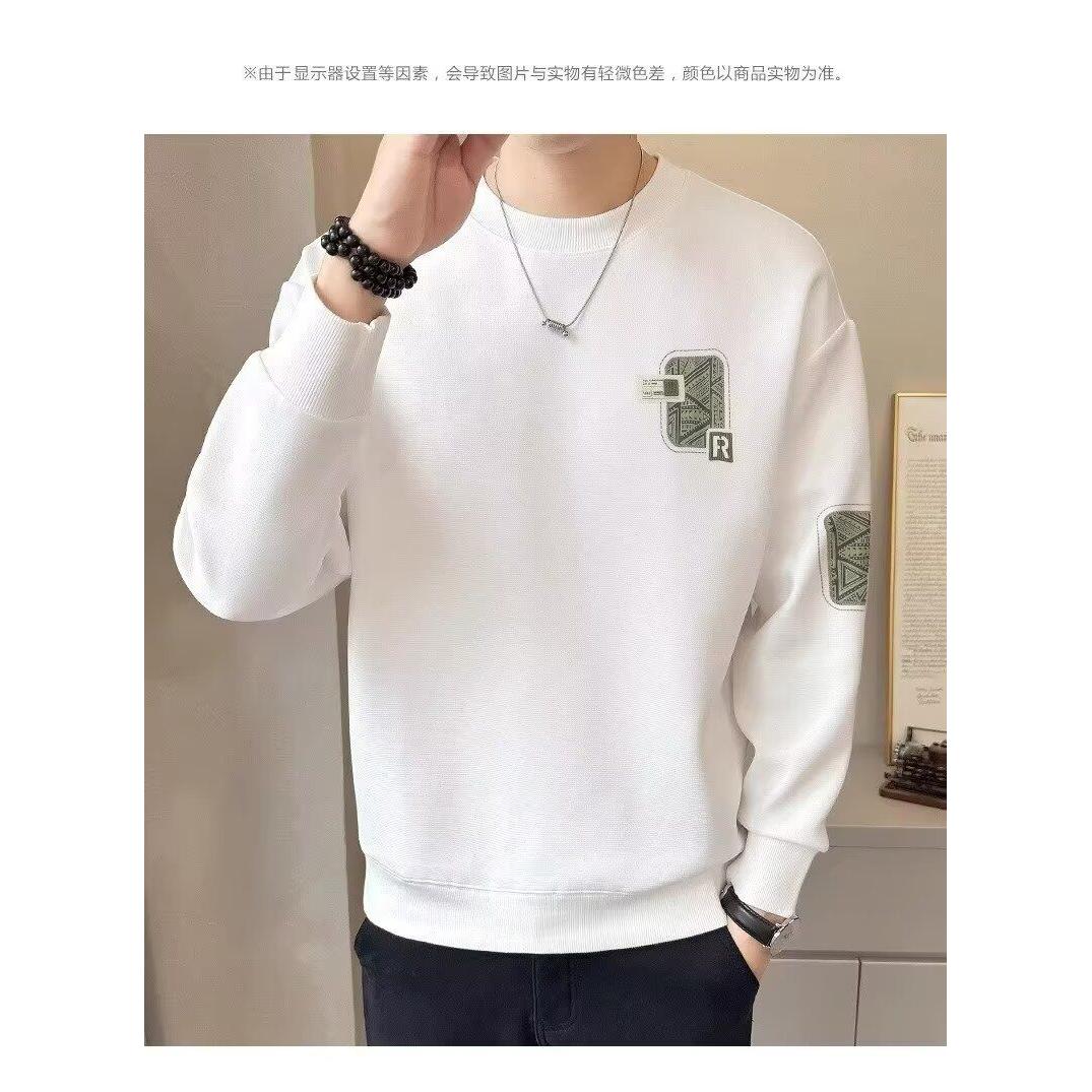 1506/QA0200/P36印花秋冬卫衣男春秋季韩版新款圆领宽松上衣,男装卫衣,星座1506