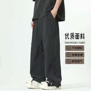1506/QA4080/P47美式机能工装裤男女直筒裤网眼速干宽松休闲裤图片