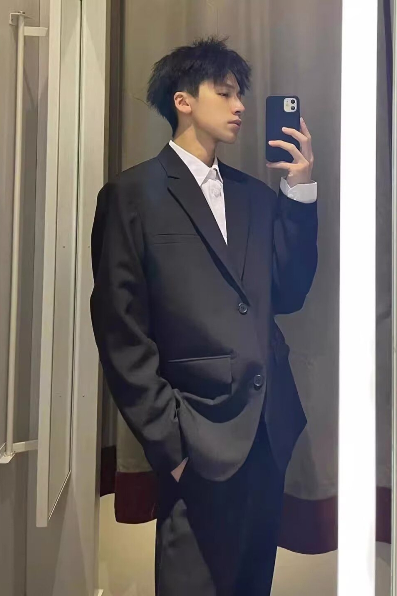 1506/QW1000/P49休闲西服男士平驳领商务西装男，男装西服套装，星座1506