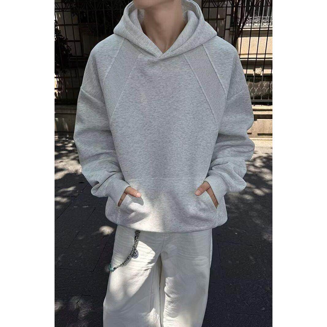 1506/QW090/P42卫衣男连帽春秋季港风宽松潮牌字母印花百搭外套，女装短外套，星座1506