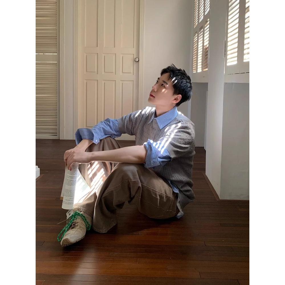 1506/Q8450/P49刺绣小马标老钱风潮男冰丝凉感针织衫T恤透气短袖T,男装T恤,星座1506