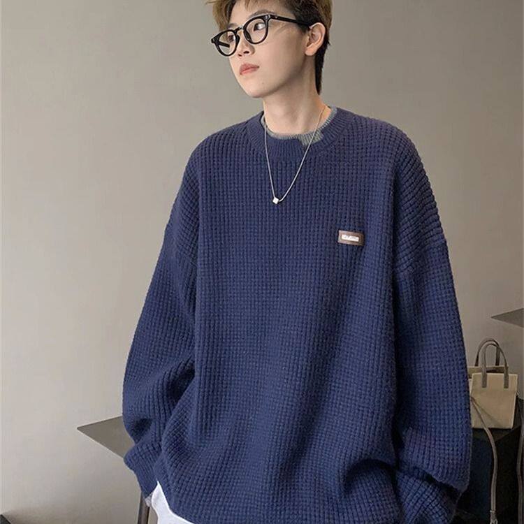 1506/QRXMY21凤凰绒0/P52冬季加厚日系毛线衣假两件针织衫男士,男装针织衫/毛衣,星座1506