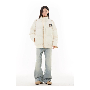 1506/M9990/P85刺绣款【网络图】2025年高街潮流棉衣棉服图片