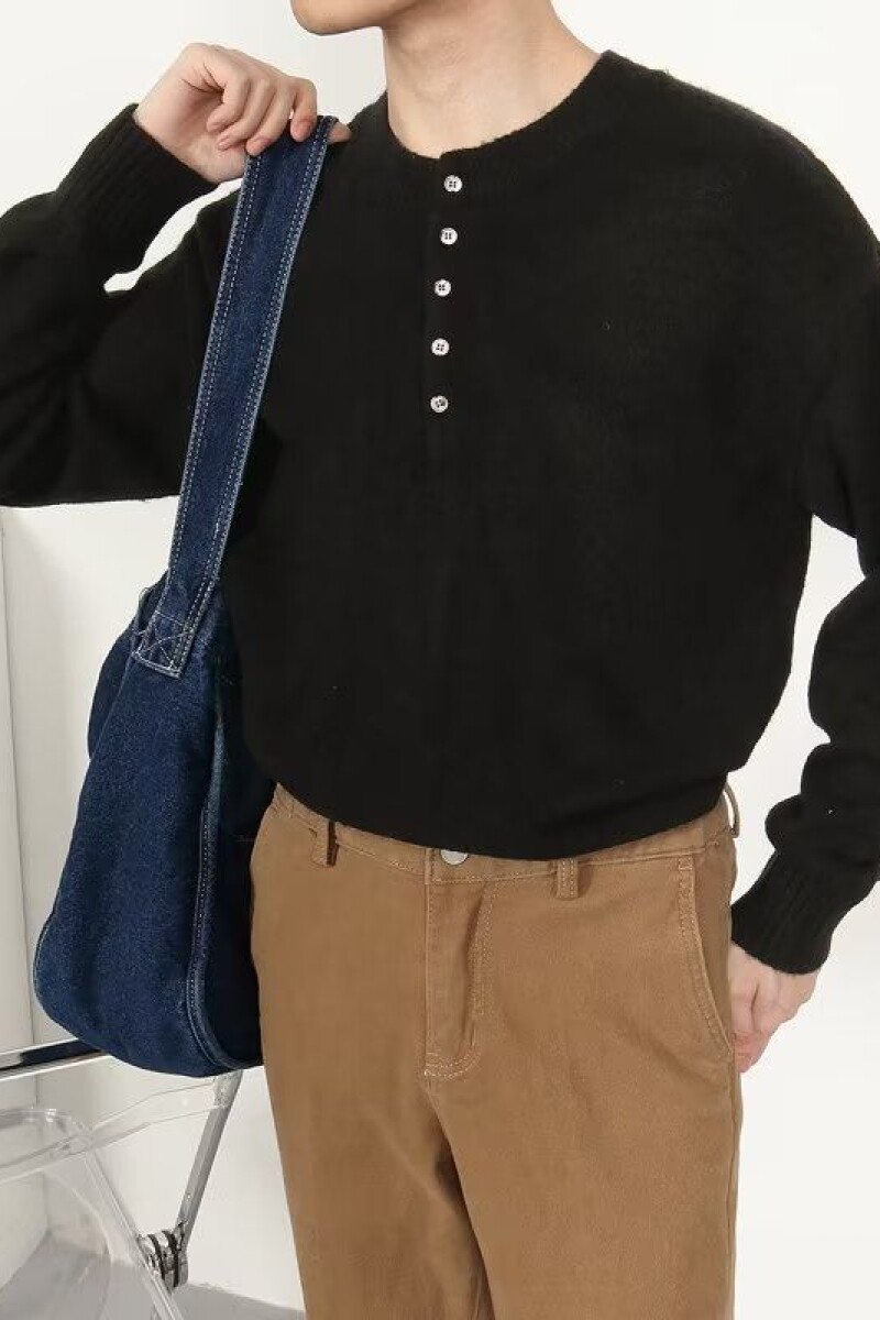 1506/Q23300/P56轻熟风休闲宽松打底纯色潮流系排扣半高领毛衣1,男装T恤,星座1506