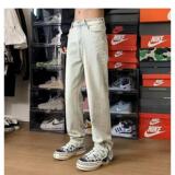 1506/Q9930/P44美式高街男秋冬新款潮流修身直筒微喇长裤子1，男装休闲裤，星座1506
