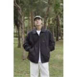 1506/Q6300/P44春秋款工装夹克黑色显瘦衣服宽松翻领外套1，男装夹克，星座1506