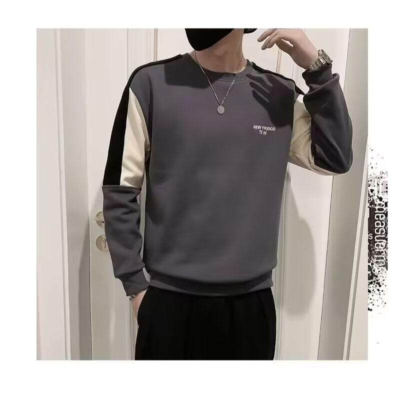 1506/QA0020/P36印花秋冬卫衣男春秋季韩版新款圆领宽松上衣,男装卫衣,星座1506