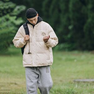 1506/Q5350/P70新款冬季棉衣设计感小众棉袄棒球棉服2图片