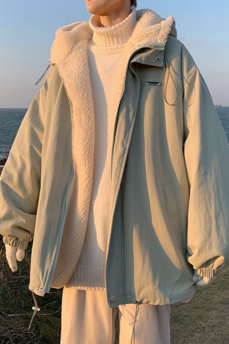 1506/M78531/P74秋冬连帽羊羔绒棉衣宽松韩版潮流百搭3,男装棉衣,星座1506