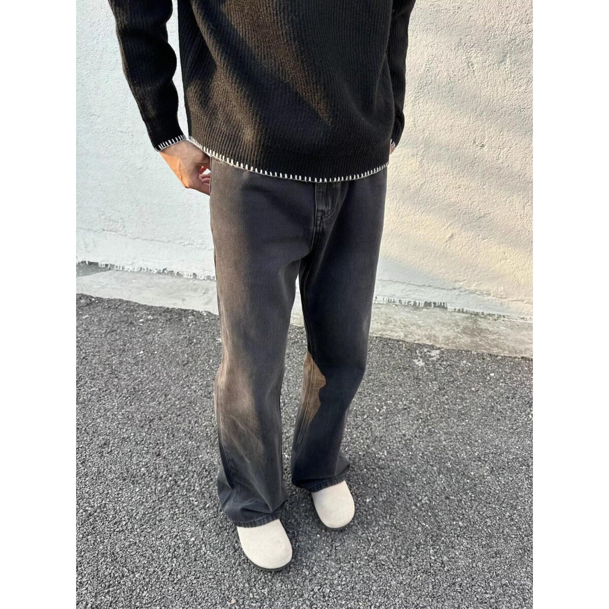 1506/QC6620/P48性字母牛仔裤嘻哈潮高街潮流痞帅长裤1,男装牛仔裤,星座1506